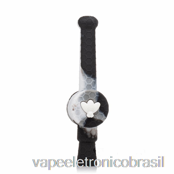 Vape Vaporesso Stratus Reclaimer Honey Dipper Silicone Dab Palha Mármore Cinza (preto/cinza/branco)